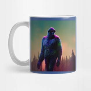 Dope Sasquatch in Nature Mug